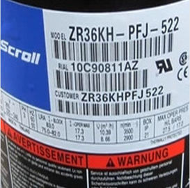 ซื้อ 1.24L Refrigeration Copeland Scroll Compressor R22 ZR36KH-TFD-522 3HP online manufacture