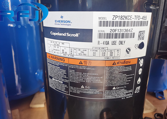ซื้อ ZP182KCE-TFD-455 Copeland Scroll Compressor สำหรับอุตสาหกรรม HVAC online manufacture