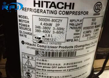 ซื้อ 60Hz Hitachi Scroll Compressor 503DH-80B2 , 3 phase refrigerator compressor replacement online manufacture