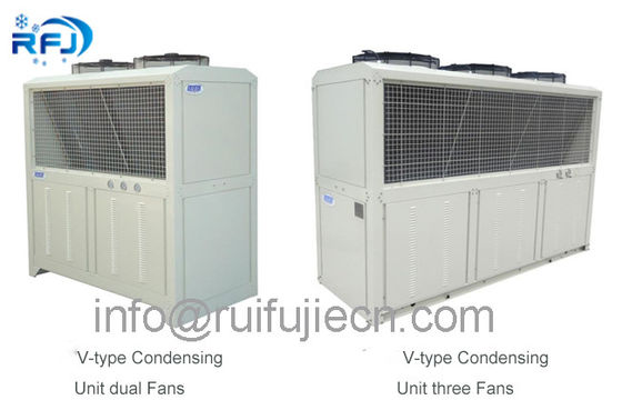ซื้อ หน่วยทำความเย็นแบบเดิม 10HP / หน่วยระบายความร้อนด้วยอากาศ 4VES-10Y-40P online manufacture