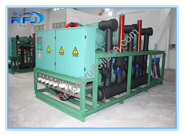 ซื้อ High Temperature Air Cooled Condensing Unit For Blast Freezer , Three Screw Compressor Rack online manufacture