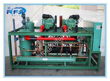 ซื้อ Two Screw compressor cooler condenser unit R404A 380V 50HZ model DM2B20RFL online manufacture