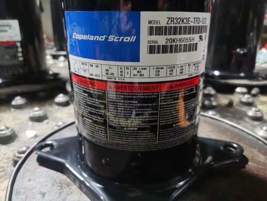 12HP R22 น้ำมันคอมเพรสเซอร์โคปแลนด์ AC คอมเพรสเซอร์ Hermetic Scroll ZB88KQ-TFD-550