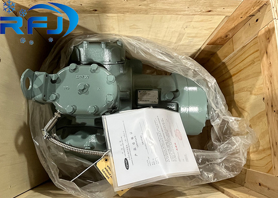 06DR725 คอมเพรสเซอร์ทำความเย็น Carlyle Semi Hermetic Compressor 6.5HP 4.5L ค่าน้ำมัน