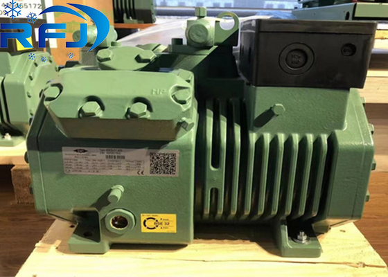 Bitzer Semi Hermetic Compressor 4PES-12Y 10HP กระบอกสูบ 4 สีเขียว
