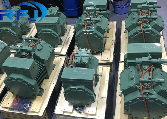 Bitzer 4NES 14Y คอมเพรสเซอร์ทำความเย็นกึ่งสุญญากาศ 12HP กระบอกสูบ 4