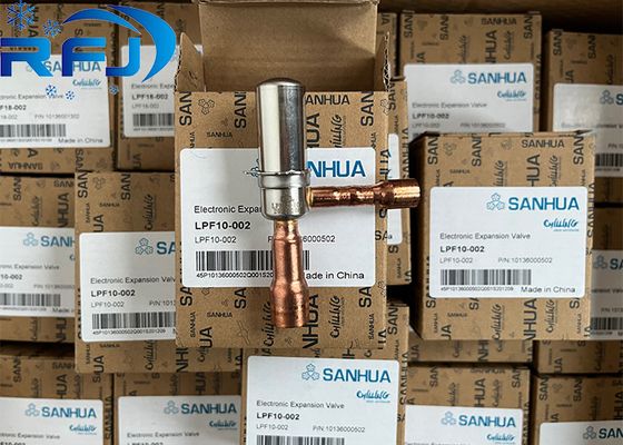 LPF10 002 ชิ้นส่วนคอมเพรสเซอร์ทำความเย็น SANHUA Expansion Valve