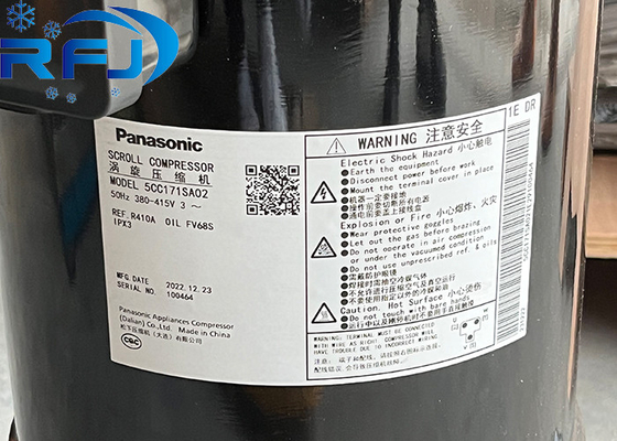 5CC171SA02 Panasonic Scroll Compressor 50 Hz 380 - 415 V 3 ขั้นตอน