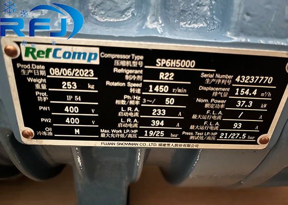 RefComp เครื่องกดอัดครึ่งแอร์เมติก SP6H5000 ของแท้ใหม่