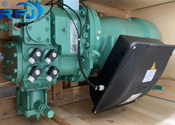 HSN8591-180 180HP R134A เครื่องเย็นสกรู อุณหภูมิต่ํา เครื่องปรับอากาศครึ่งแอร์เมติก 400-460V 50Hz/60Hz