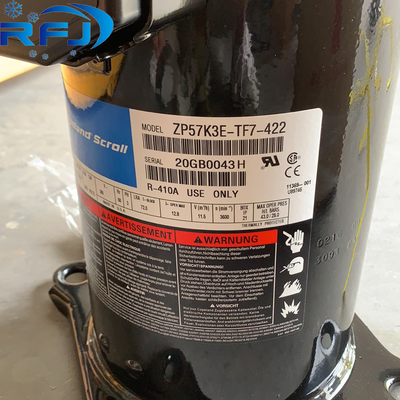 Copeland ZP57K3E-TF7-422 ซีรี่ย์ ZP โครงการสกรอลคอมเพรสเซอร์อุณหภูมิต่ํา