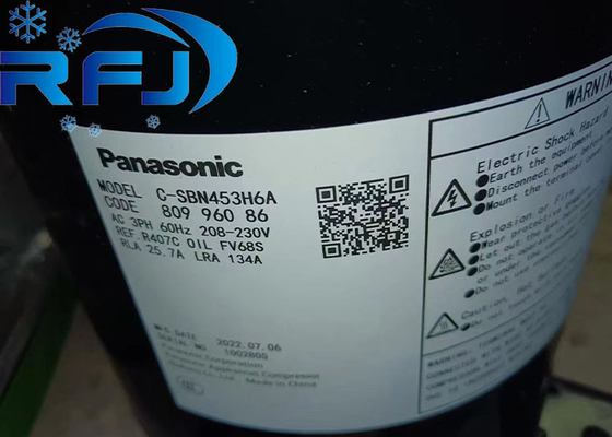ระบบทําความเย็นประสิทธิภาพสูง C-SBN453H6A Panasonic Scroll Compressor R407C