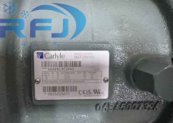 06EAFEC3C2F43 คาร์ไลล์ คอมเพรสเซอร์ 208/230V-3-60HZ และ 400-460V-3-50/60HZ การจําหน่ายพลังงาน