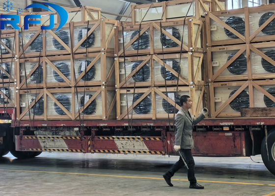 DJ Series Refrigeration Evaporator Condenser Design พัดลมปรับแต่งสําหรับเครื่องเย็นอากาศมาตรฐาน