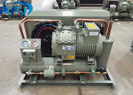 3-5HP Semi-hermetic อากาศเย็นอุณหภูมิต่ําหน่วยหมอกขนาดเล็ก