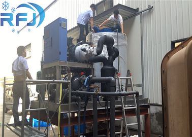 เครื่องทำน้ำแข็งบล็อก 14kw เครื่องทำน้ำแข็งใสเครื่องทำ 380V / 50Hz