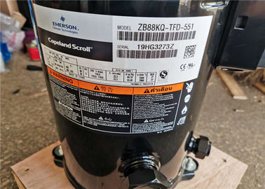 คอมเพรสเซอร์ Copeland Scroll R22 12HP 3 เฟส ZB88KQ-TFD-551 ไฟ AC สแตนเลส