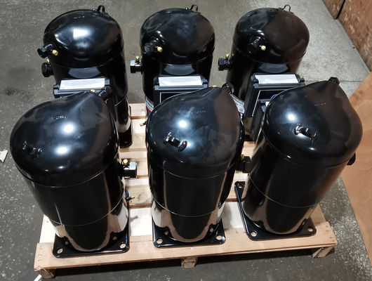 R404 เครื่องทำความเย็นเครื่องระเหยคอมเพรสเซอร์ Copeland Hermetic Piston ZR12M3E-TWD-551