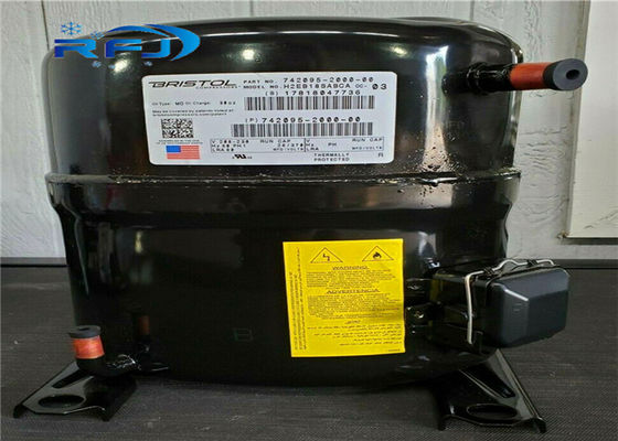 R22 1 / 2HP Bristol Reciprocating Compressor H2EB18SABCA